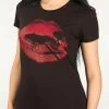 Cartel Ink T-Shirts Kiss Of Death Black Women's T Shirt