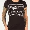 Cartel Ink T-Shirts Tattooed Low Life Women's T Shirt