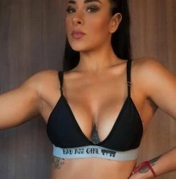 Monsterdam Bras Bad Ass Girl Adjustable Straps Sports Bra