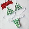 Monsterdam Swimwear Bikini Brazilian Style Kush White Bathing Suit