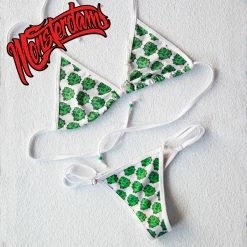 Monsterdam Swimwear Bikini Brazilian Style Kush White Bathing Suit