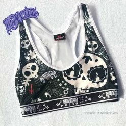 Monsterdam Bras Day Of The Dead Bra Top