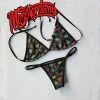 Monsterdam Swimwear Floral Gangsta Bikini Brazilian Style Bathing Suit