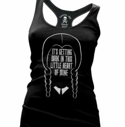 Cartel Ink Tanks Tops & Camis Getting Dark In This Little Heart Women's Racer Back Tank Top