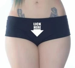 Cartel Ink Shorts & Capris Lick Here Booty Short