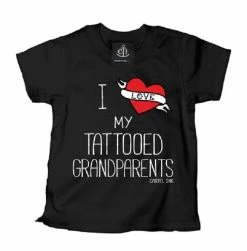 Cartel Ink Baby & Kids Tops I Love My Tattooed Grandparents Kid's T-Shirt