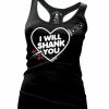 Cartel Ink Tanks Tops & Camis I Will Shank You Women's Racer Back Tank Top