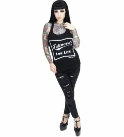 Cartel Ink Tanks Tops & Camis Tattooed Low Life Women's Racer Back Tank Top -Cartel Ink Shop image 44e764c2 223b 46e1 a971 ee4401c4bde4