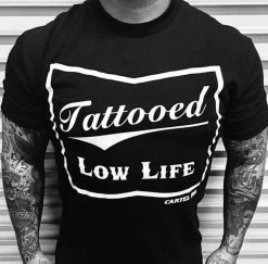 Cartel Ink T-Shirts Tattooed Low Life Men's T Shirt -Cartel Ink Shop image 97503578 01cb 4fc9 a4b2 764146cf9375