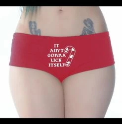 Cartel Ink Panties It Ain't Gonna Lick Itself Booty Short