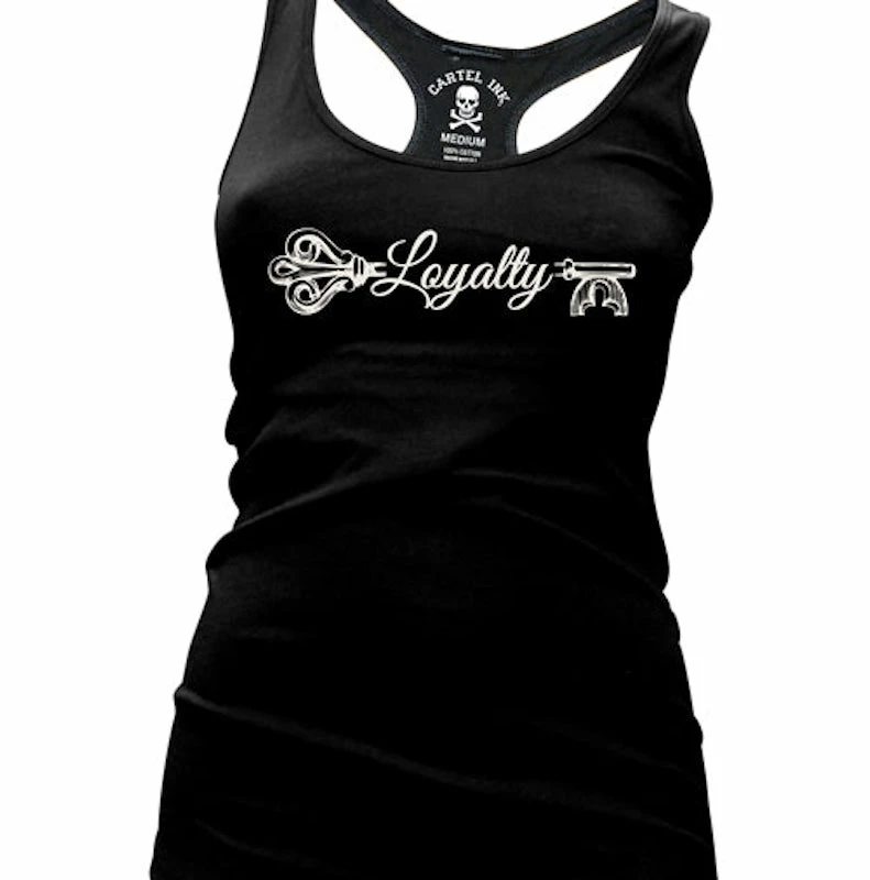 Cartel Ink Tanks Tops & Camis Loyalty Is The Key Women's Racer Back Tank Top 1 Cartel Ink Tanks Tops & Camis Loyalty Is The Key Women's Racer Back Tank Top