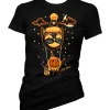Cartel Ink T-Shirts Lucky Hellcat Hallows Eve Women's T-Shirt