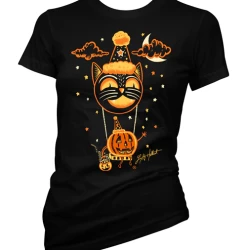 Cartel Ink T-Shirts Lucky Hellcat Hallows Eve Women's T-Shirt