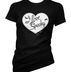 Cartel Ink T-Shirts Lucky Hellcat I Love Spooky Women's T-Shirt
