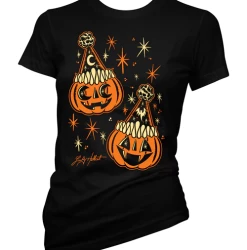 Cartel Ink T-Shirts Lucky Hellcat Party Pumpkins Women's T-Shirt
