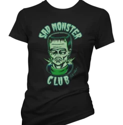 Cartel Ink T-Shirts Lucky Hellcat Sad Monster Club Women's T-Shirt