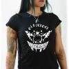 Monsterdam T-Shirts Old School Crew Neck Gothic Black T-shirt