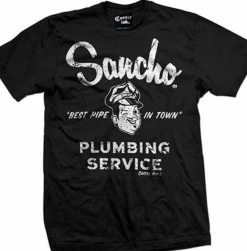 Cartel Ink T-Shirts Sancho Plumbing Services Short Sleeve T-shirt