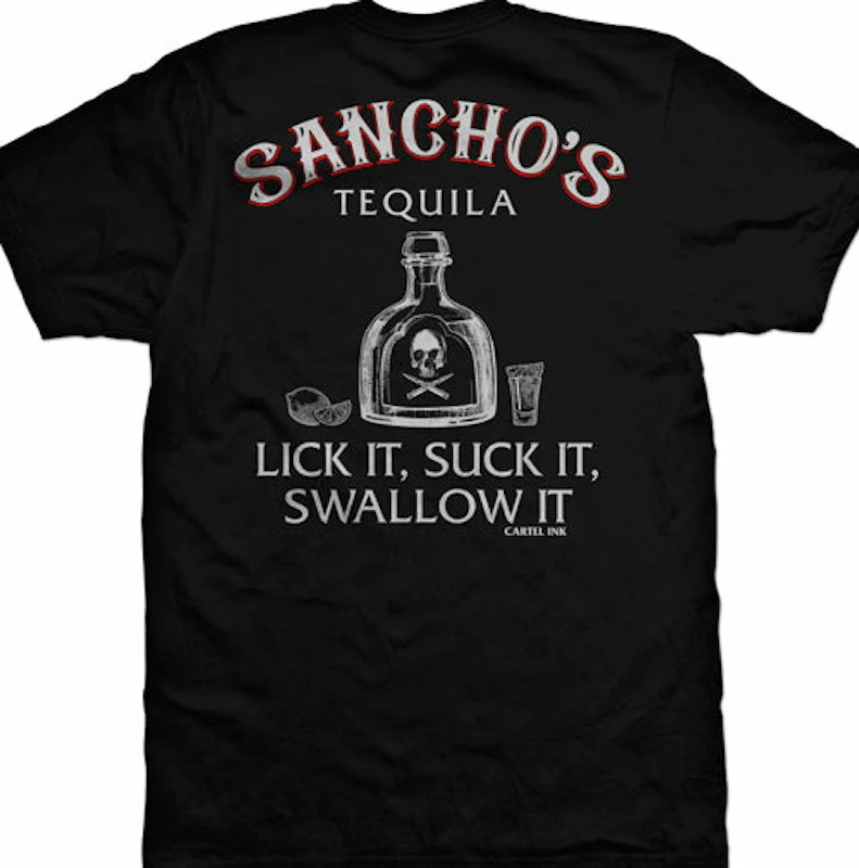 Cartel Ink T-Shirts Sancho's Tequila Men's T-Shirt 1 Cartel Ink T-Shirts Sancho's Tequila Men's T-Shirt