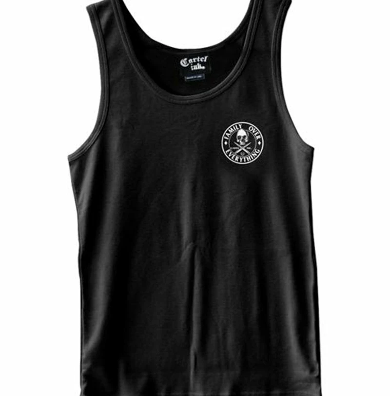 Cartel Ink Tank Tops Family Over Everything Black Tank Top 2 Cartel Ink Tank Tops Family Over Everything Black Tank Top - Image 2