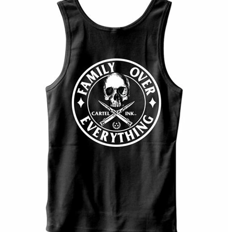 Cartel Ink Tank Tops Family Over Everything Black Tank Top 1 Cartel Ink Tank Tops Family Over Everything Black Tank Top