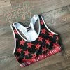 Monsterdam Bras Star Shape Pattern Bad Ass Girl Elastic Bra