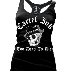 Cartel Ink Tanks Tops & Camis Too Dead To Die Women's Racer Back Tank Top