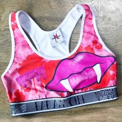 Monsterdam Bras Vampir Racerback Pink Top Bra