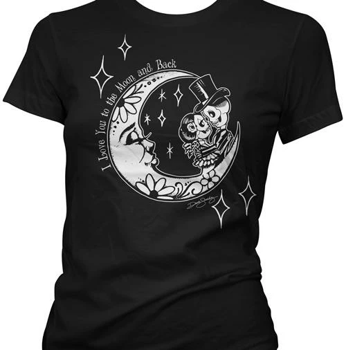 Cartel Ink T-Shirts I Love You To The Moon And Back Women's T-Shirt 1 Cartel Ink T-Shirts I Love You To The Moon And Back Women's T-Shirt
