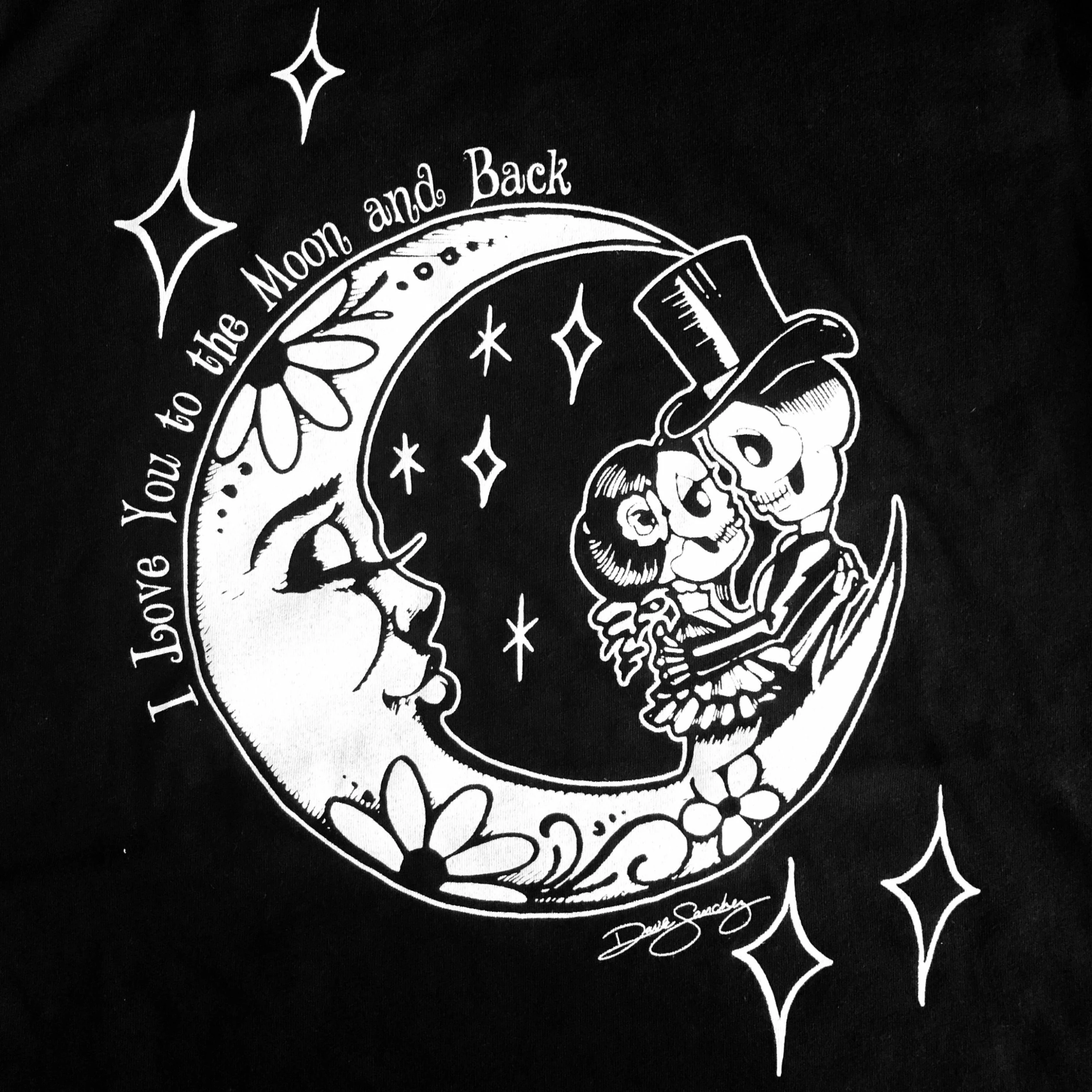 Cartel Ink T-Shirts I Love You To The Moon And Back Women's T-Shirt 2 Cartel Ink T-Shirts I Love You To The Moon And Back Women's T-Shirt - Image 2