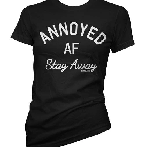 Cartel Ink T-Shirts Annoyed AF Women's T-Shirt 1 Cartel Ink T-Shirts Annoyed AF Women's T-Shirt